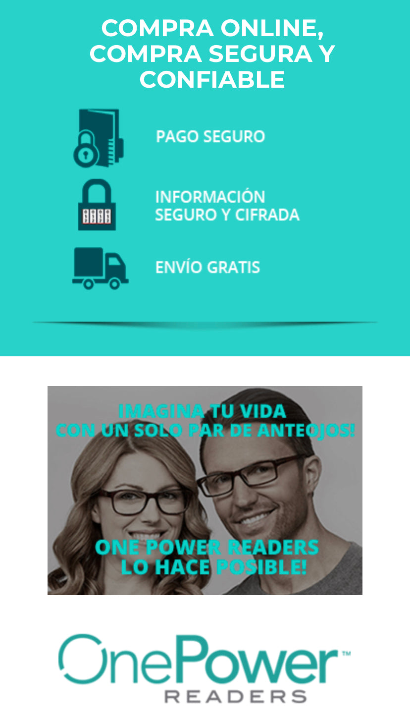 ONE POWER READERS Lentes de lectura para LEJOS y CERCA Autofocus Multifocal Presbyopic  +50 a +250